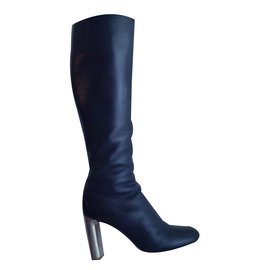 Céline-Bam Bam knee-high boots-Blue