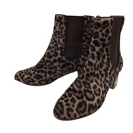 Salvatore Ferragamo Botas de poni Estampado de leopardo