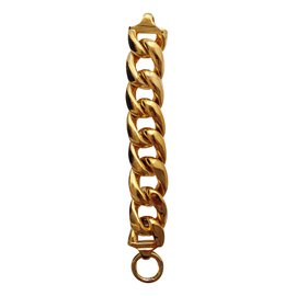 Céline-Gourmette gold chain bracelet-Golden