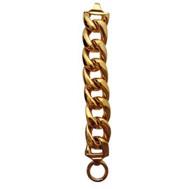 Céline-Gourmette gold chain bracelet-Golden