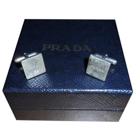 Prada Gemelli d'argento Argento