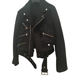 The Kooples Giacca da motociclista Nero