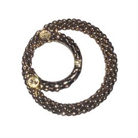 Yves Saint Laurent Anello sciarpa D'oro
