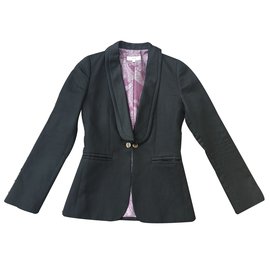 Autre Marque Completo Lola Nero in Ramie e Cotone Nero