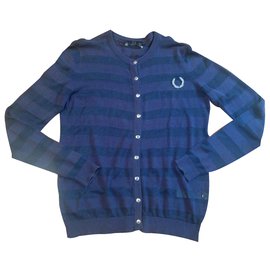 Fred Perry Strickjacke Blau