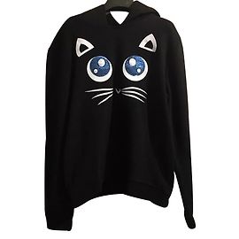 Karl Lagerfeld Sudadera gato Negro