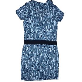 Vestido Ikks Estampado Estilo Militar Viscose Multicor