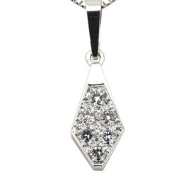 Autre Marque-White gold with diamonds-Silvery