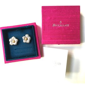 Buccellati-Gardenia earrings-Silvery