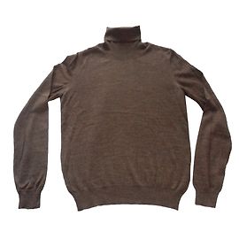Yves Saint Laurent Rollkragenpullover Braun