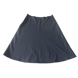 Miu Miu-Falda de algodon-Azul