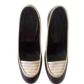 Saltos Marc Jacobs em pele azul 39 Azul