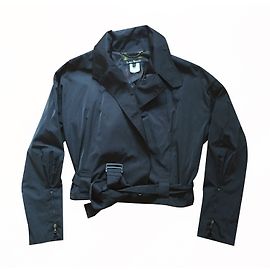 Autre Marque Lida Baday Belted Raincoat Jacket Black Black