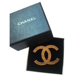 Chanel-Spilla nuovo di zecca-D'oro