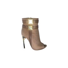 Herve Leger Boots Sand
