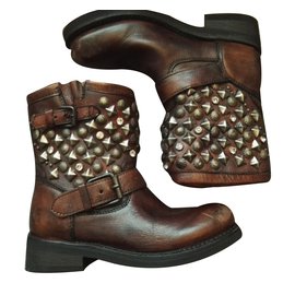 Ash Botas de tornozelo Marrom