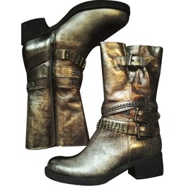 Autre Marque-Boots-Silvery