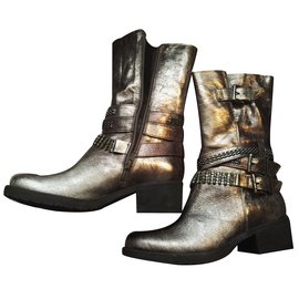 Autre Marque-Boots-Silvery