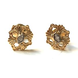 Buccellati Boucles oreilles Opéra Jaune