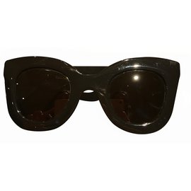 Céline-Gafas de sol de gran tamaño-Negro
