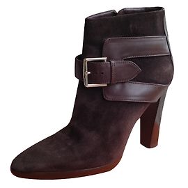 Hermès Botas de tornozelo Marrom