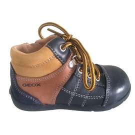 Geox-Boots-Brown,Blue,Yellow