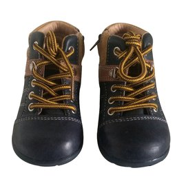 Geox-Boots-Brown,Blue,Yellow