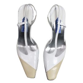 Thierry Mugler Heels White Beige
