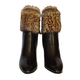Saint Laurent-ANKLE BOOTS-Black