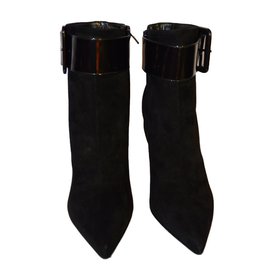 Saint Laurent-Ankle boots saint laurent 39,5  black new-Black