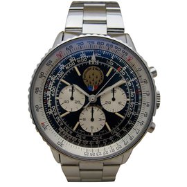 Breitling-Chronographe / old navitimer – patrouille de france-Silvery