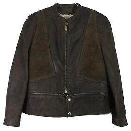 Golden Goose Lederjacke braun Braun