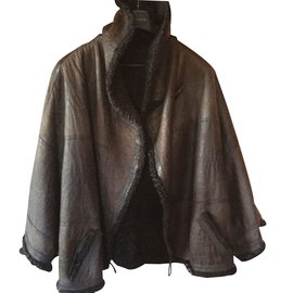 Giorgio Armani-giacca nera foderata-Nero