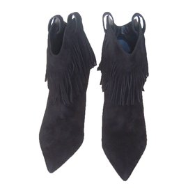 Saint Laurent-Ankle Boots-Black