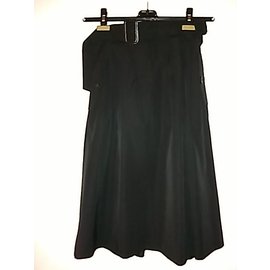 Autre Marque-Theloom Skirt retro a lijn-Black