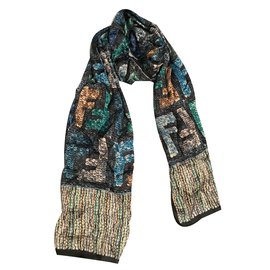 Fendi-Scarf-Blue
