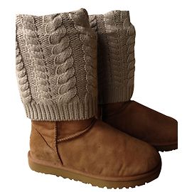 Ugg Special Edition Lederstiefel Beige Beige