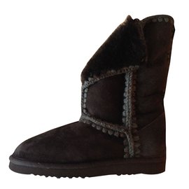 Autre Marque-MOU BOOTS MONTANA-Brown