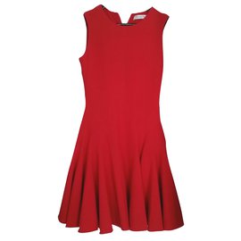 Christian Dior-Kleid-Rot