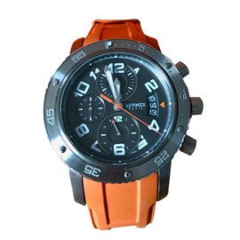 Hermès-Automatic watches-Orange,Grey
