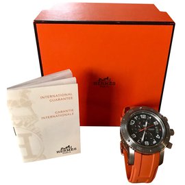 Hermès-Automatic watches-Orange,Grey