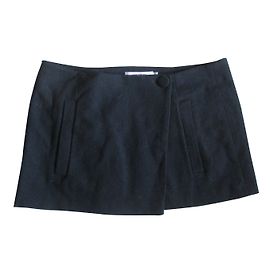Comptoir Des Cotonniers Wool Skirt Black Black