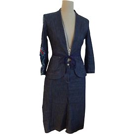 Christian Lacroix Vestito gonna Blu