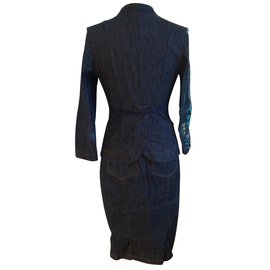 Christian Lacroix-Skirt suit-Blue