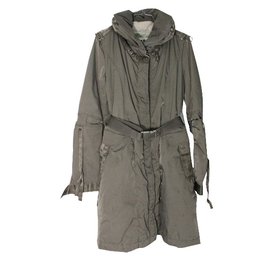 Marithé et François Girbaud Parka Kaki