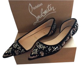 Christian Louboutin-Ballet flats-Black