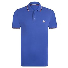 Moncler camisa polo Azul