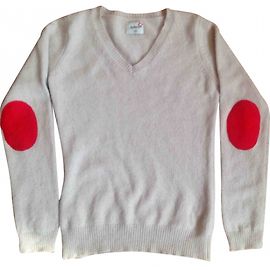 Pull Bellerose en laine et angora crème Écru