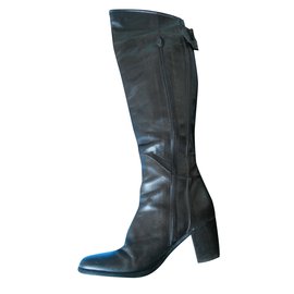 Autre Marque-'Le Pepe' Boots-Brown