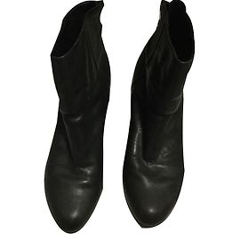 Bottines Rag & Bone en cuir noir Taille 39 Noir